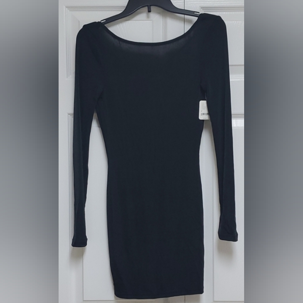 Free People Call Me Later Mini Dress/Black - Picture 2 of 15